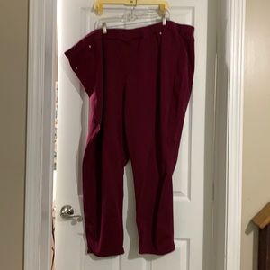 Stretchy pants from Catherine’s.  5X